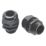 Vimark Nylon Male Comp Glands 25mm Black 2 Pack