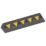 JSP Ridgeback Black / Yellow Wheelstop 900mm x 20mm x 20mm