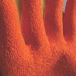 Site SWG380 Builder Gloves Yellow / Orange Medium