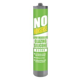 No Nonsense  Glazing Silicone Clear 310ml