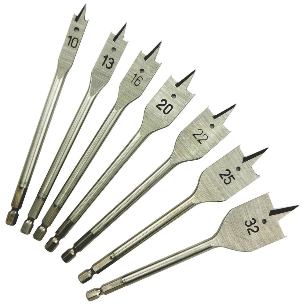 Flat drill bit set new arrivals