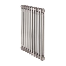 Acova 600mm x 628mm 2009BTU Raw Metal Horizontal 2 Column Radiator