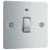 LAP  20A 1-Gang DP Control Switch Polished Chrome with Neon