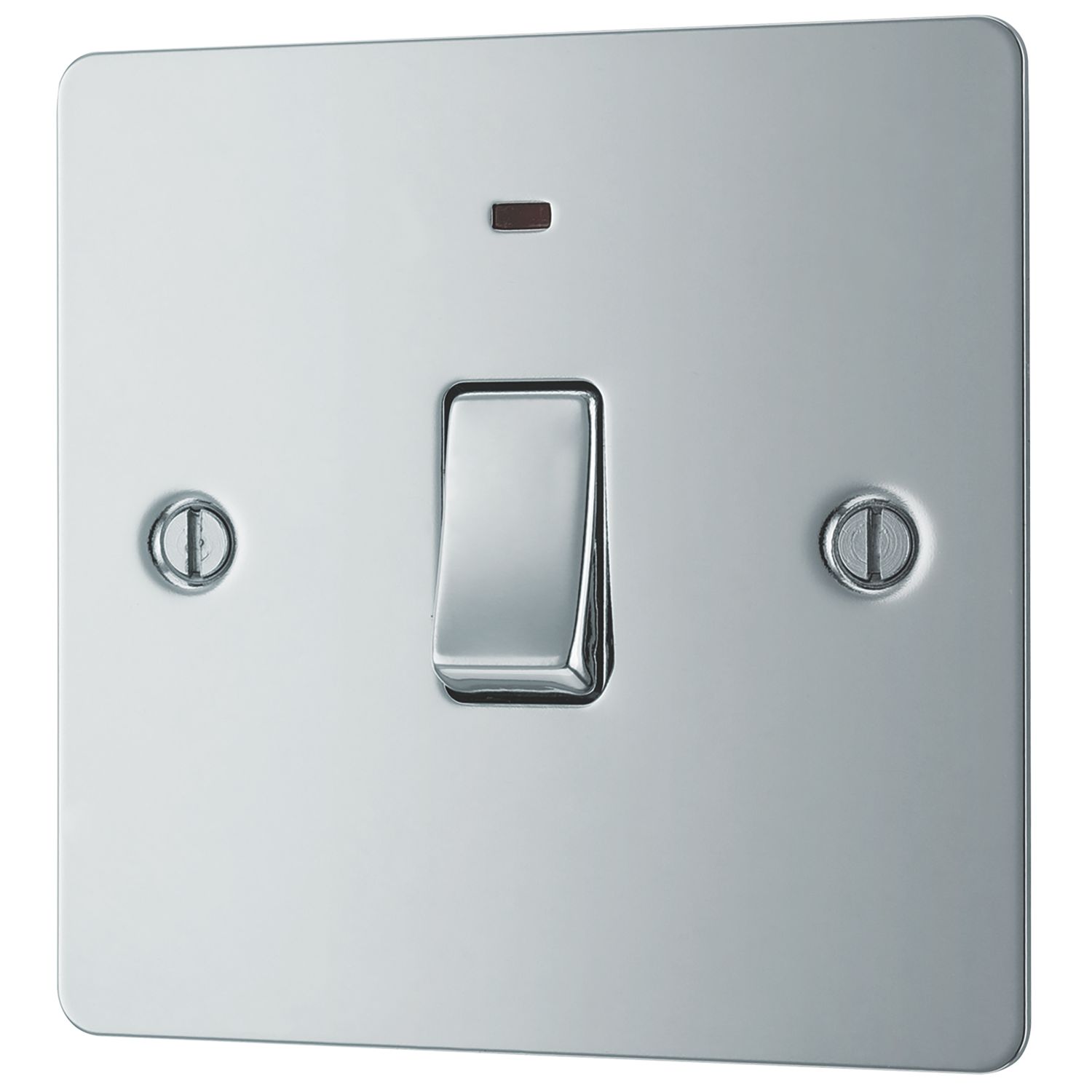 LAP 20A 1-Gang DP Control Switch Polished Chrome with Neon (81485)