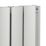 Venus 1800mm x 275mm 3224BTU Matt Chrome Vertical Designer Radiator