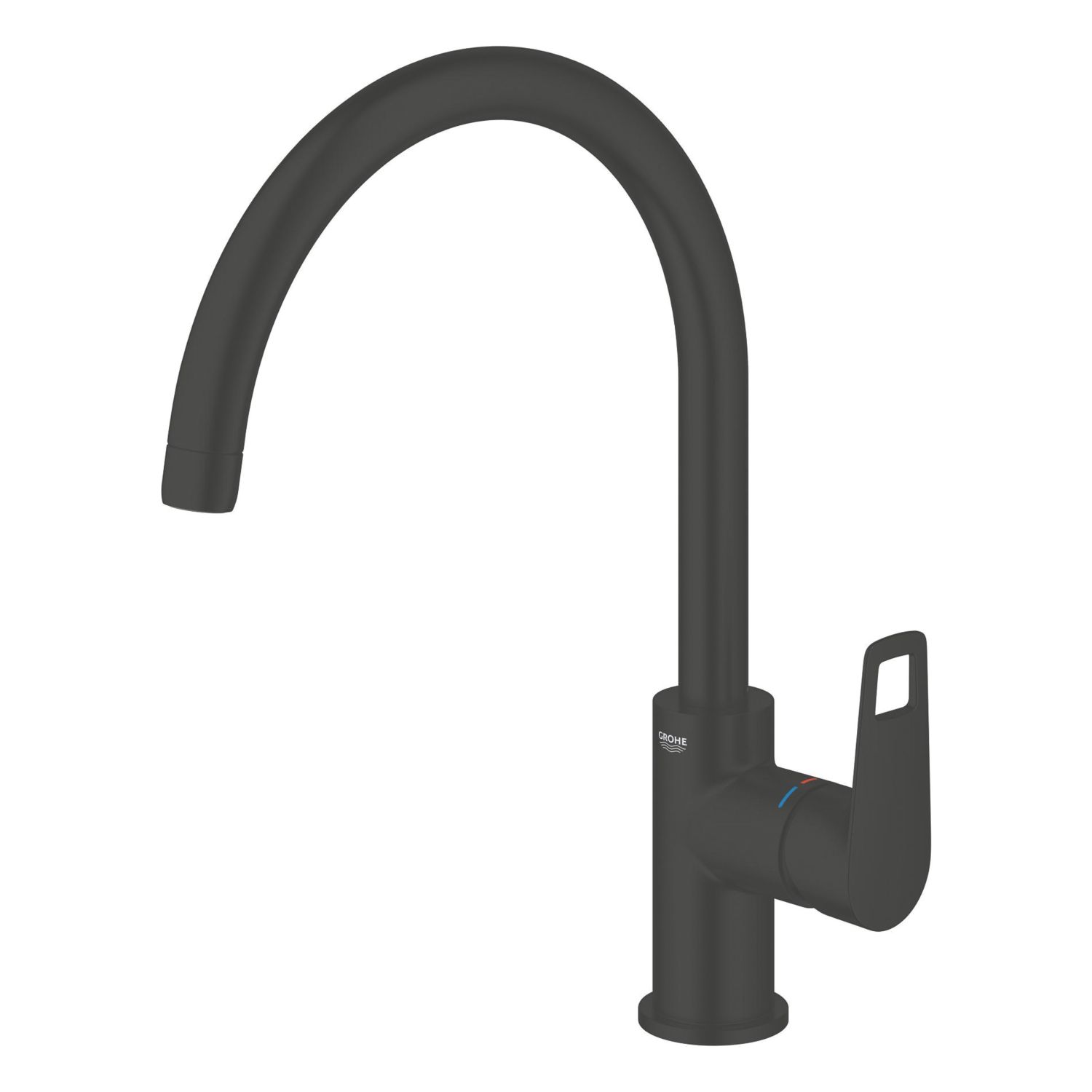 Grohe Start Cumbria Single Lever Kitchen Sink Mixer Tap Matt Black (814AM)