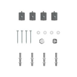 Flomasta  1800mm x 600mm 4174BTU Anthracite Vertical Designer Radiator