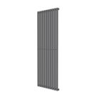Flomasta  1800mm x 600mm 4174BTU Anthracite Vertical Designer Radiator