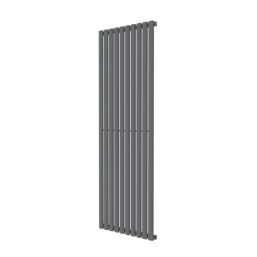 Flomasta  1800mm x 600mm 4174BTU Anthracite Vertical Designer Radiator
