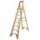 Zarges Fibreglass 2.48m 8 Step Platform Step Ladder