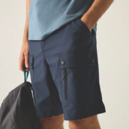 Regatta Arlery Stretch Shorts Navy 30" W