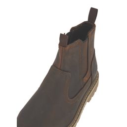 Site Mudguard  Womens Slip-On Safety Boots Brown Size 6