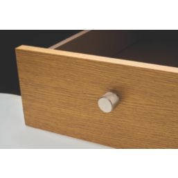 Elite Knobs & Handles Kensington Knurled Cabinet Knob Brushed Nickel 25mm