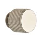 Elite Knobs & Handles Kensington Knurled Cabinet Knob Brushed Nickel 25mm