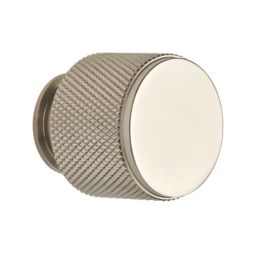 Elite Knobs & Handles Kensington Knurled Cabinet Knob Brushed Nickel 25mm