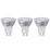 Sylvania ToLEDo  GU10 LED Light Bulb Clear 345lm 3.7W 3 Pack