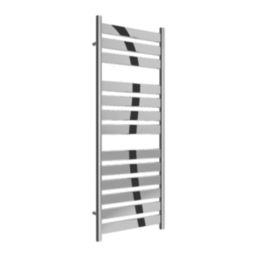 Reina 1300mm x 500mm 1864BTU Chrome Flat Designer Towel Radiator