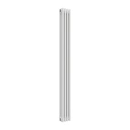 Reina 1800mm x 200mm 2300BTU White Vertical 3 Column Radiator
