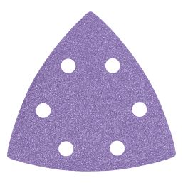 Trend  AB/OSC/180A 180 Grit 6-Hole Punched Multi-Material Abrasive Sanding Sheets 93mm x 93mm 10 Pack