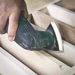 Trend  AB/OSC/180A 180 Grit 6-Hole Punched Multi-Material Abrasive Sanding Sheets 93mm x 93mm 10 Pack