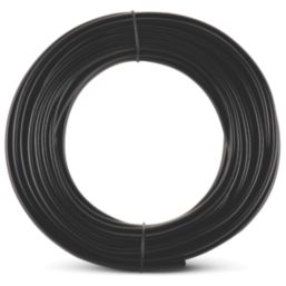 Time 2182Y Black 2-Core 0.5mm² Flexible Cable 25m Coil