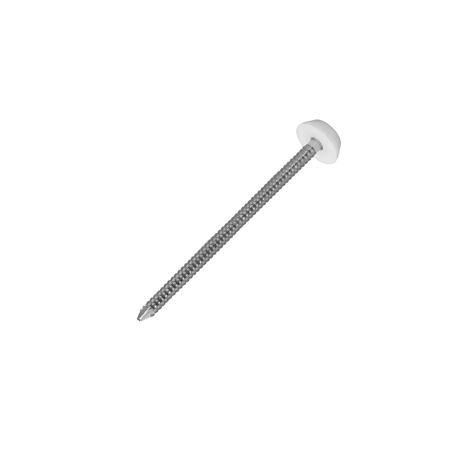 FloPlast Nails White Head A4 Stainless Steel Shank 3mm x 65mm 100 Pack (814RV)