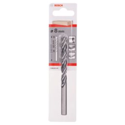 Bosch  Straight Shank Double-Flute Brad Point Wood Drill Bit 8mm x 110mm