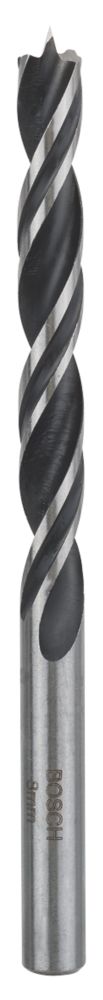 Bosch  Round Shank Double-Flute Brad Point Wood Drill Bit 8mm x 110mm
