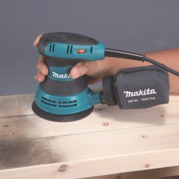 Makita BO5031/2 125mm Electric Random Orbit Sander 240V - Screwfix