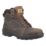 Cofra Land BIS Size 10  Brown Water-Resistant Steel Toe Cap Safety Boots