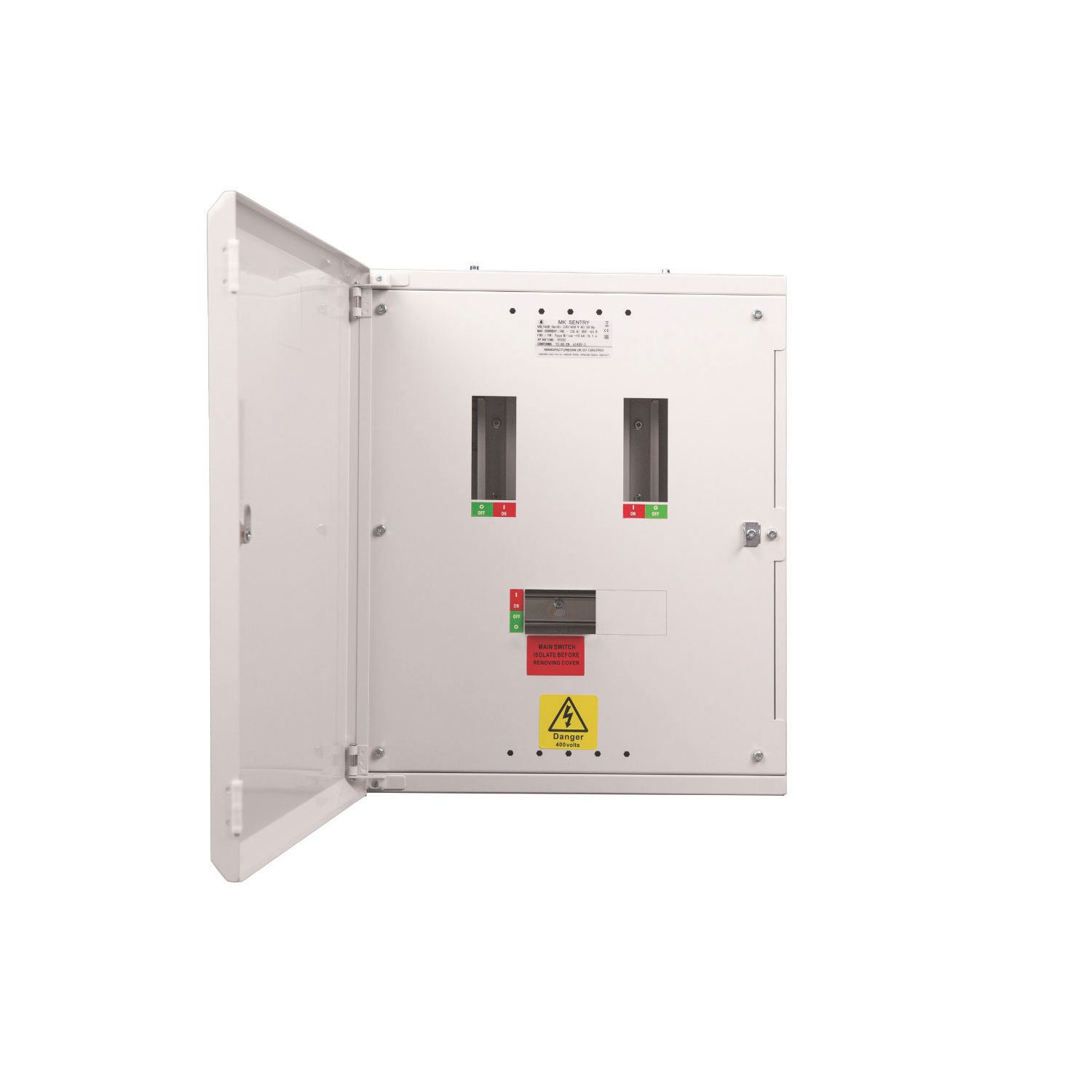 MK Sentry 4-Way Non-Metered 3-Phase Type A Distribution Board (814YW)