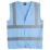 Pro RTX High Visibilty  Waistcoat Sky Blue 2X Large 52" Chest