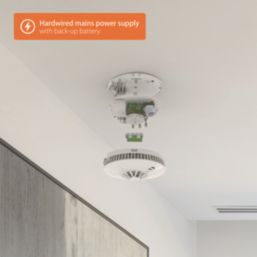 FireAngel Pro Connected FP1740W2-R Mains Interlinked Thermistek Heat Alarm