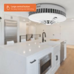 FireAngel Pro Connected FP1740W2-R Mains Interlinked Thermistek Heat Alarm