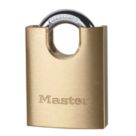 Master Lock 2250EURD  Water-Resistant Closed Shackle  Padlock Brass 50mm