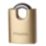 Master Lock 2250EURD  Water-Resistant Closed Shackle  Padlock Brass 50mm