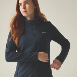 Regatta Harrow Womens Fleece Navy Solid  Size 12