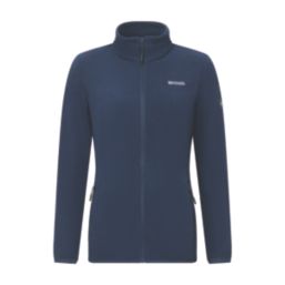 Regatta Harrow Womens Fleece Navy Solid  Size 12