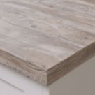 Wilsonart  Matt Brown Wood Effect Laminate Worktop 4100mm x 620mm x 38mm