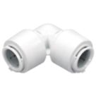 FloPlast FloFit+ Plastic Push-Fit Equal 90° Elbow 28mm