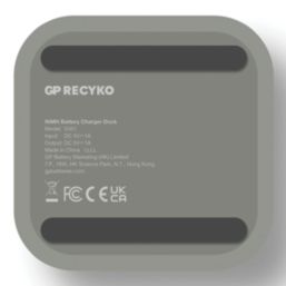 GP Batteries Recyko AA USB Fast Battery Charger & Dock with 4 x AA Batteries