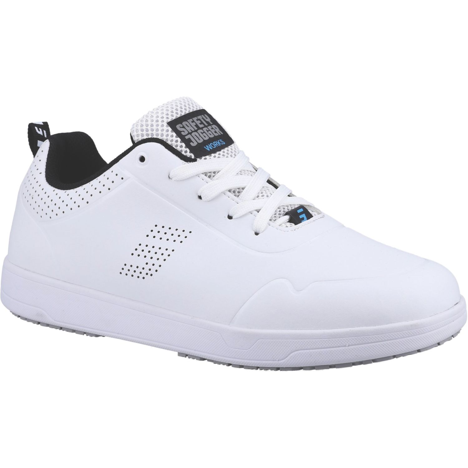 Safety Jogger Elis O2 SRC Size 4 White Water-Resistant Occupational Work Shoes (815XT)