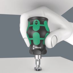 Wera Kraftform Kompakt Stubby Magazine 4 Interchangeable Screwdriver Set 6 Pcs