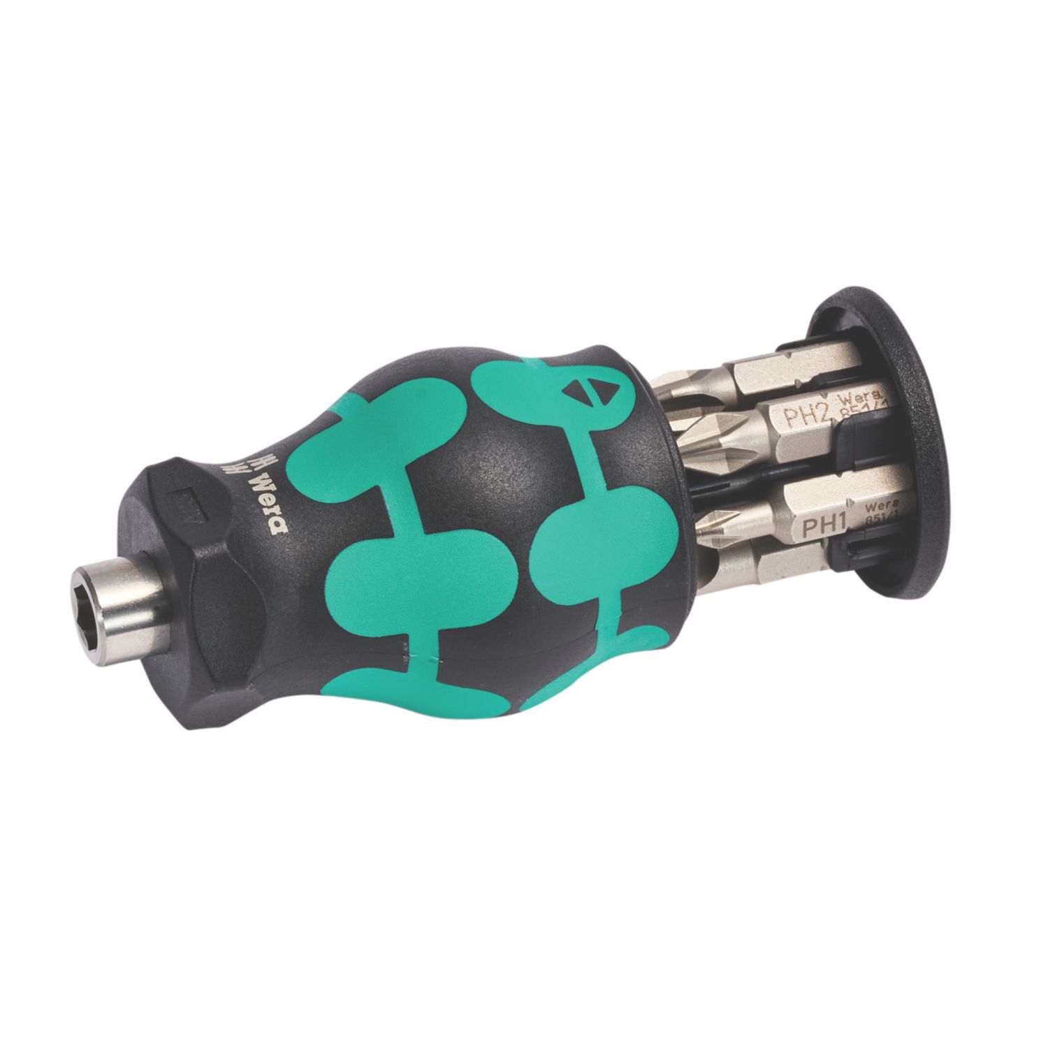 Wera Kraftform Kompakt Stubby Magazine 4 Interchangeable Screwdriver Set 6 Pcs (815XX)