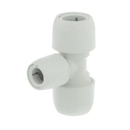 Hep2O  Plastic Push-Fit Reducing Tees 22mm x 22mm x 15mm 5 Pack