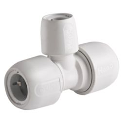 Hep2O  Plastic Push-Fit Reducing Tees 22mm x 22mm x 15mm 5 Pack