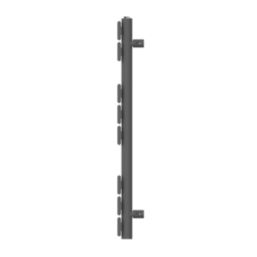 Flomasta Flat Bar 800mm x 400mm 1075BTU Anthracite Vertical Designer Radiator