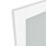 Green & Taylor  1-Frosted Light Primed White Wooden Shaker Internal Door 1981mm x 838mm