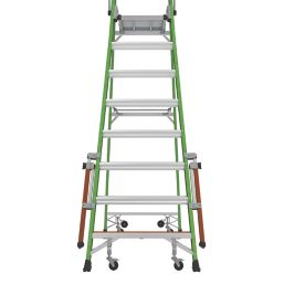 Little Giant Fibreglass 2.26m Green 8 Step Podium Steps