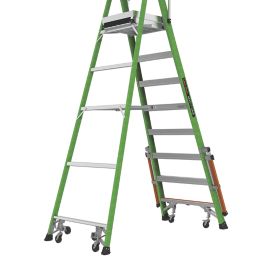 Little Giant Fibreglass 2.26m Green 8 Step Podium Steps